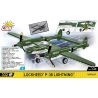 COBI 5882 MÁY BAY CHIẾN ĐẤU P-38 CỦA MỸ tỷ lệ 1:48 bộ đồ chơi xếp lắp ráp ghép mô hình Military Army LOCKHEED P-38 LIGHTNING Quân Sự Bộ Đội 332 khối