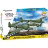 COBI 5882 MÁY BAY CHIẾN ĐẤU P-38 CỦA MỸ tỷ lệ 1:48 bộ đồ chơi xếp lắp ráp ghép mô hình Military Army LOCKHEED P-38 LIGHTNING Quân Sự Bộ Đội 332 khối