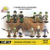 COBI 2057 CUỘC NỔI DẬY Ở THỦ ĐÔ bộ đồ chơi xếp lắp ráp ghép mô hình Military Army WARSAW UPRISING 1944 Quân Sự Bộ Đội 35 khối