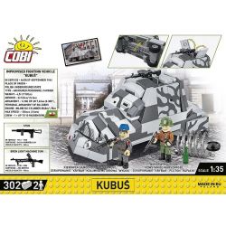 COBI 3114 XE BỌC THÉP NỔI DẬY WARSAW GẤU NHỎ tỷ lệ 1:35 bộ đồ chơi xếp lắp ráp ghép mô hình Military Army KUBUŚ Quân Sự Bộ Đội 302 khối