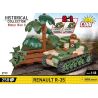 COBI 2719 XE TĂNG HẠNG NHẸ RENAULT R-35 tỷ lệ 1:48 bộ đồ chơi xếp lắp ráp ghép mô hình Military Army Quân Sự Bộ Đội 258 khối