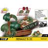 COBI 2719 XE TĂNG HẠNG NHẸ RENAULT R-35 tỷ lệ 1:48 bộ đồ chơi xếp lắp ráp ghép mô hình Military Army Quân Sự Bộ Đội 258 khối
