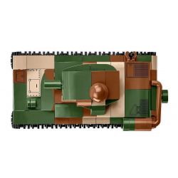 COBI 2719 XE TĂNG HẠNG NHẸ RENAULT R-35 tỷ lệ 1:48 bộ đồ chơi xếp lắp ráp ghép mô hình Military Army Quân Sự Bộ Đội 258 khối