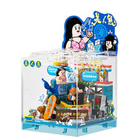 AREA-X AB0063 0063 BỘ PHIM KINH ĐIỂN BOX NÀNG TIÊN CÁ CỦA CHÂU TINH TRÌ bộ đồ chơi xếp lắp ráp ghép mô hình Movie & Game Phim Và Trò Chơi