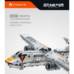 IM.MASTER QIHUI 6832 BẬC THẦY VỀ MÁY MÓC BAY VẬN TẢI QUÂN SỰ bộ đồ chơi xếp lắp ráp ghép mô hình Technic Kỹ Thuật Công Nghệ Cao Mô Hình Phương Tiện 394 khối
