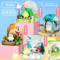 JAKI HK301 CẬU BÉ SPACE ORANGE SỐ 07 PHI HÀNH GIA bộ đồ chơi xếp lắp ráp ghép mô hình SPACE OWANGEBOY NO.07 357 khối