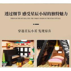 ZHEGAO 663022 CÂY ƯỚC NGUYỆN BỐN MÙA bộ đồ chơi xếp lắp ráp ghép mô hình 526 khối