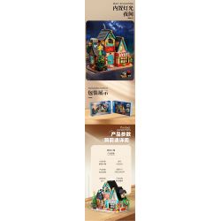 ZHEGAO 663022 CÂY ƯỚC NGUYỆN BỐN MÙA bộ đồ chơi xếp lắp ráp ghép mô hình 526 khối