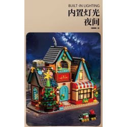 ZHEGAO 663022 CÂY ƯỚC NGUYỆN BỐN MÙA bộ đồ chơi xếp lắp ráp ghép mô hình 526 khối