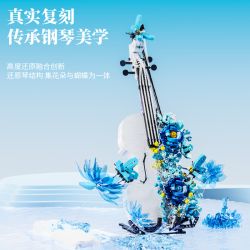 ZHEGAO 673000 CẢNH GIỚI HẠN CỦA GẤU BỐN MÙA VỪA CHỚM NỞ bộ đồ chơi xếp lắp ráp ghép mô hình THE FOUR SEASONS SCENE