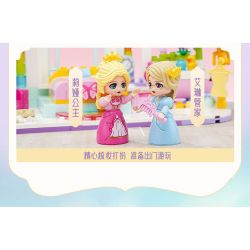 ZHEGAO 613032 CỬA HÀNG VÁY CƯỚI YIBAN bộ đồ chơi xếp lắp ráp ghép mô hình Creator Sáng Tạo 1004 khối