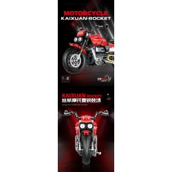 DOUBLE HEIGHT 60527 HONDA CUB bộ đồ chơi xếp lắp ráp ghép mô hình Technic Kỹ Thuật Công Nghệ Cao Mô Hình Phương Tiện 628 khối