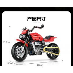 DOUBLE HEIGHT 60528 XE MÁY TÊN LỬA TRIUMPH bộ đồ chơi xếp lắp ráp ghép mô hình Technic Kỹ Thuật Công Nghệ Cao Mô Hình Phương Tiện 578 khối