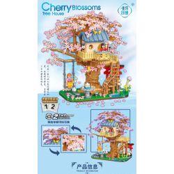 MINGDI LEIBAO K3029 3029 NGÔI TRƯỜNG ĐẸP NHẤT ĐẠI HỌC THANH HOA bộ đồ chơi xếp lắp ráp ghép mô hình Creator FAMOUS SCHOOLS Sáng Tạo 1642 khối