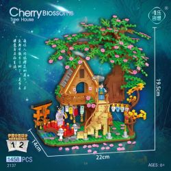 MINGDI LEIBAO K3029 3029 NGÔI TRƯỜNG ĐẸP NHẤT ĐẠI HỌC THANH HOA bộ đồ chơi xếp lắp ráp ghép mô hình Creator FAMOUS SCHOOLS Sáng Tạo 1642 khối