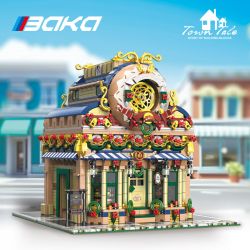 MINGDI LEIBAO K3042 3042 NGÔI TRƯỜNG ĐẸP NHẤT ĐẠI HỌC HÀNG KHÔNG VÀ DU HÀNH VŨ TRỤ BẮC KINH bộ đồ chơi xếp lắp ráp ghép mô hình Creator FAMOUS SCHOOLS Sáng Tạo 1870 khối