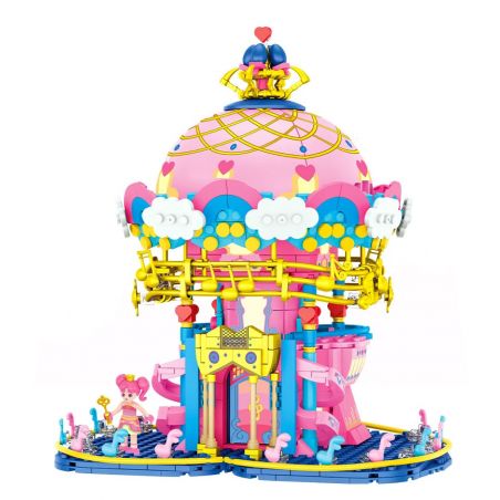 F5 A0008 0008 DINOSAUR MECHA JUNGLE BARRIER BIẾN THÀNH TRICERATOPS bộ đồ chơi xếp lắp ráp ghép mô hình