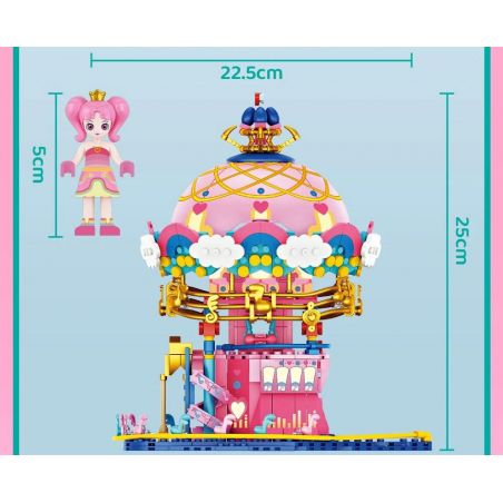 MEGA BLOKS HTH78 POKÉMON EEVEE bộ đồ chơi xếp lắp ráp ghép mô hình Movie & Game Phim Và Trò Chơi 323 khối