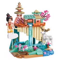 JIESTAR 58256 GIAN HÀNG KEBAB bộ đồ chơi xếp lắp ráp ghép mô hình KEBABS STALL 98 khối