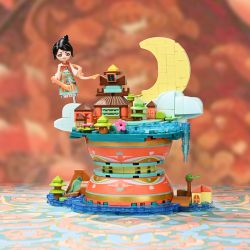 JIESTAR 58256 GIAN HÀNG KEBAB bộ đồ chơi xếp lắp ráp ghép mô hình KEBABS STALL 98 khối