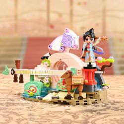 JIESTAR 58255 QUẦY BÁN PIZZA bộ đồ chơi xếp lắp ráp ghép mô hình PIZZA STALL 96 khối