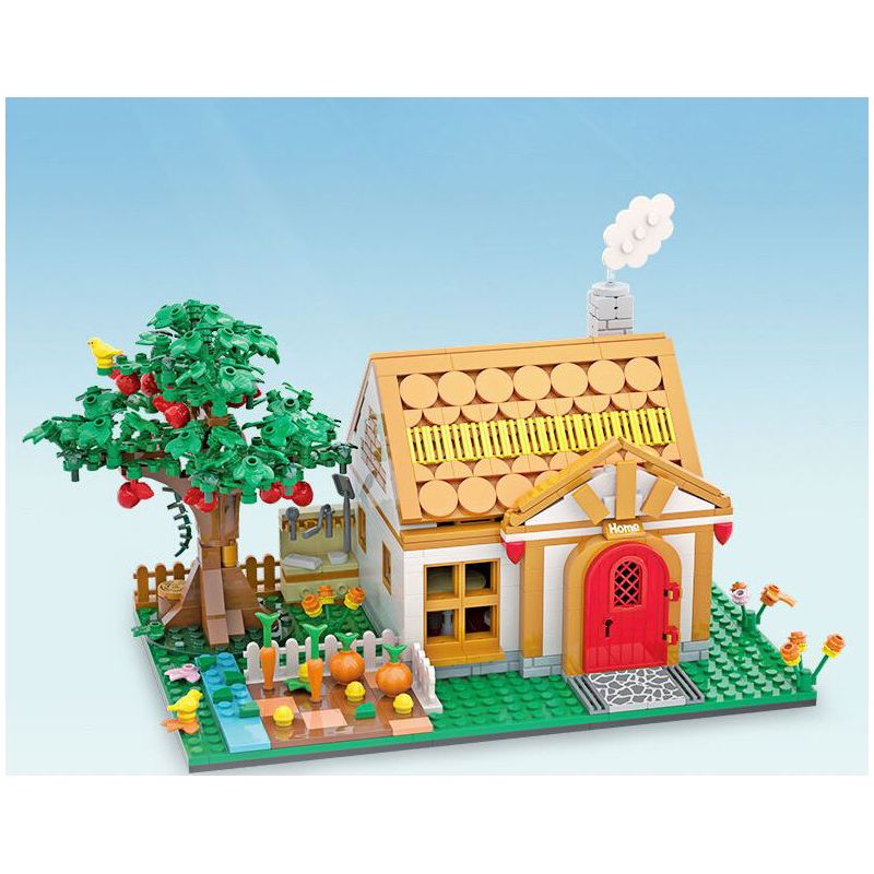 CACO S025 HỘP MÙ CHẬU CÂY THỨ TƯ CỦA SNOOPY bộ đồ chơi xếp lắp ráp ghép mô hình Movie & Game Phim Và Trò Chơi 1210 khối