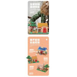 CACO S025 HỘP MÙ CHẬU CÂY THỨ TƯ CỦA SNOOPY bộ đồ chơi xếp lắp ráp ghép mô hình Movie & Game Phim Và Trò Chơi 1210 khối