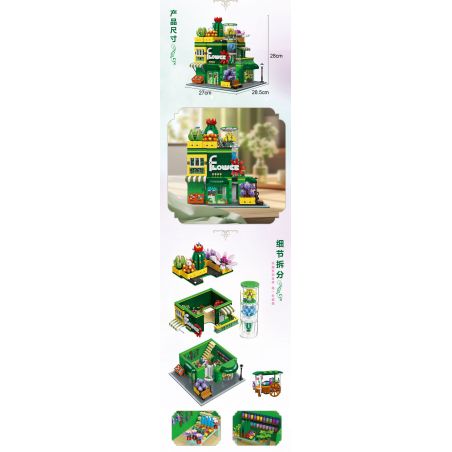 CADA DOUBLEE C51090 51090 XE Ý TƯỞNG TỐC ĐỘ PININFARINA H2 tỷ lệ 1:20 bộ đồ chơi xếp lắp ráp ghép mô hình Racers PININFARINA H2 SPEED Đua Tốc Độ 296 khối