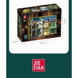 SEMBO 613014 TRANG CHỦ THỜI PAVILION MOON SHADOW tỷ lệ 1:350 bộ đồ chơi xếp lắp ráp ghép mô hình Arts & Crafts 490 khối