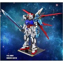 66 771 881 non  LÊN ĐẾN bộ đồ chơi xếp lắp ráp ghép mô hình Gundam Đại Chiến Gundam 6500 khối