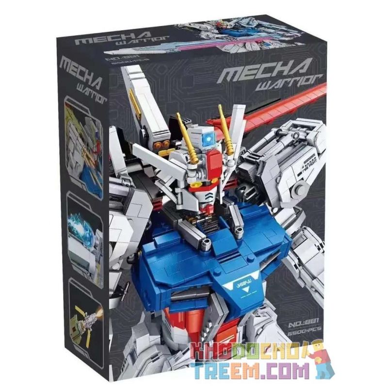 66 771 881 non  LÊN ĐẾN bộ đồ chơi xếp lắp ráp ghép mô hình Gundam Đại Chiến Gundam 6500 khối