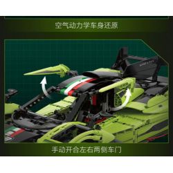 CADA DOUBLEE C63009 63009 XE THỂ THAO MA QUÁI tỷ lệ 1:10 bộ đồ chơi xếp lắp ráp ghép mô hình Technic Kỹ Thuật Công Nghệ Cao Mô Hình Phương Tiện 1817 khối