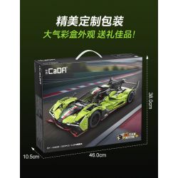 CADA DOUBLEE C63009 63009 XE THỂ THAO MA QUÁI tỷ lệ 1:10 bộ đồ chơi xếp lắp ráp ghép mô hình Technic Kỹ Thuật Công Nghệ Cao Mô Hình Phương Tiện 1817 khối