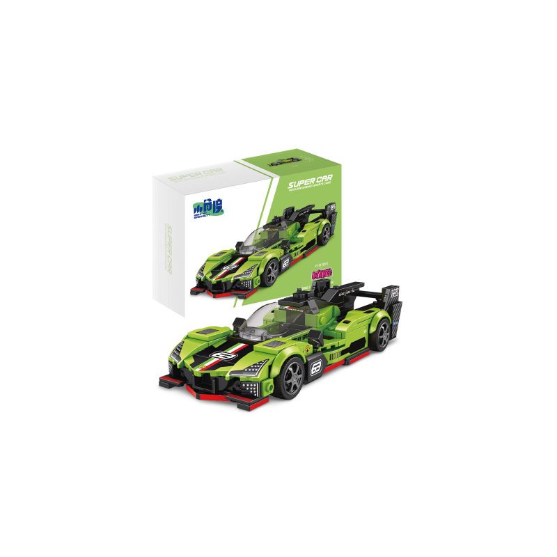 SMALL ANGLE JD063 LE MANS LAMBORGHINI SC63 bộ đồ chơi xếp lắp ráp ghép mô hình Speed Champions Racing Cars Đua Xe Công Thức