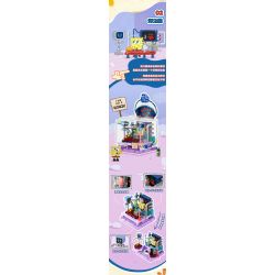 AREA-X AB0050 0050 NHỮNG NGƯỜI BẠN THÂN NHẤT CỦA SPONGEBOB BOX2.0 CHÚA TỂ BIỂN CẢ bộ đồ chơi xếp lắp ráp ghép mô hình Movie & Game GOOD FRIENDS Phim Và Trò Chơi