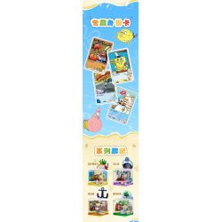 AREA-X AB0051 0051 SPONGEBOB FRIENDS BOX2.0 NHÀ HÀNG DỨA bộ đồ chơi xếp lắp ráp ghép mô hình Movie & Game GOOD FRIENDS Phim Và Trò Chơi