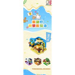 AREA-X AB0051 0051 SPONGEBOB FRIENDS BOX2.0 NHÀ HÀNG DỨA bộ đồ chơi xếp lắp ráp ghép mô hình Movie & Game GOOD FRIENDS Phim Và Trò Chơi