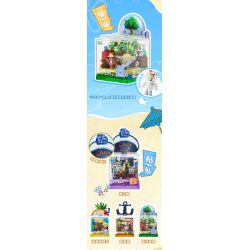 AREA-X AB0051 0051 SPONGEBOB FRIENDS BOX2.0 NHÀ HÀNG DỨA bộ đồ chơi xếp lắp ráp ghép mô hình Movie & Game GOOD FRIENDS Phim Và Trò Chơi