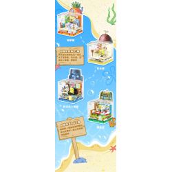 AREA-X AB0052 0052 SPONGEBOB FRIENDS BOX2.0 NGÔI NHÀ NEO bộ đồ chơi xếp lắp ráp ghép mô hình Movie & Game GOOD FRIENDS Phim Và Trò Chơi