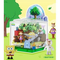 AREA-X AB0052 0052 SPONGEBOB FRIENDS BOX2.0 NGÔI NHÀ NEO bộ đồ chơi xếp lắp ráp ghép mô hình Movie & Game GOOD FRIENDS Phim Và Trò Chơi