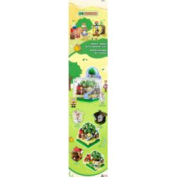 AREA-X AB0053 0053 SPONGEBOB FRIENDS BOX2.0 NGÔI NHÀ MÁI VÒM TRÊN CÂY bộ đồ chơi xếp lắp ráp ghép mô hình Movie & Game GOOD FRIENDS Phim Và Trò Chơi