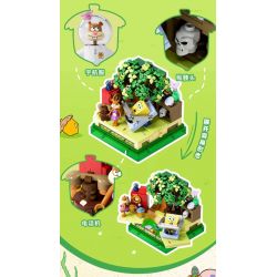 AREA-X AB0053 0053 SPONGEBOB FRIENDS BOX2.0 NGÔI NHÀ MÁI VÒM TRÊN CÂY bộ đồ chơi xếp lắp ráp ghép mô hình Movie & Game GOOD FRIENDS Phim Và Trò Chơi