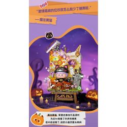 LOZ 4116 TRANH 3D MÈO ĐEN THẦN KỲ bộ đồ chơi xếp lắp ráp ghép mô hình Art