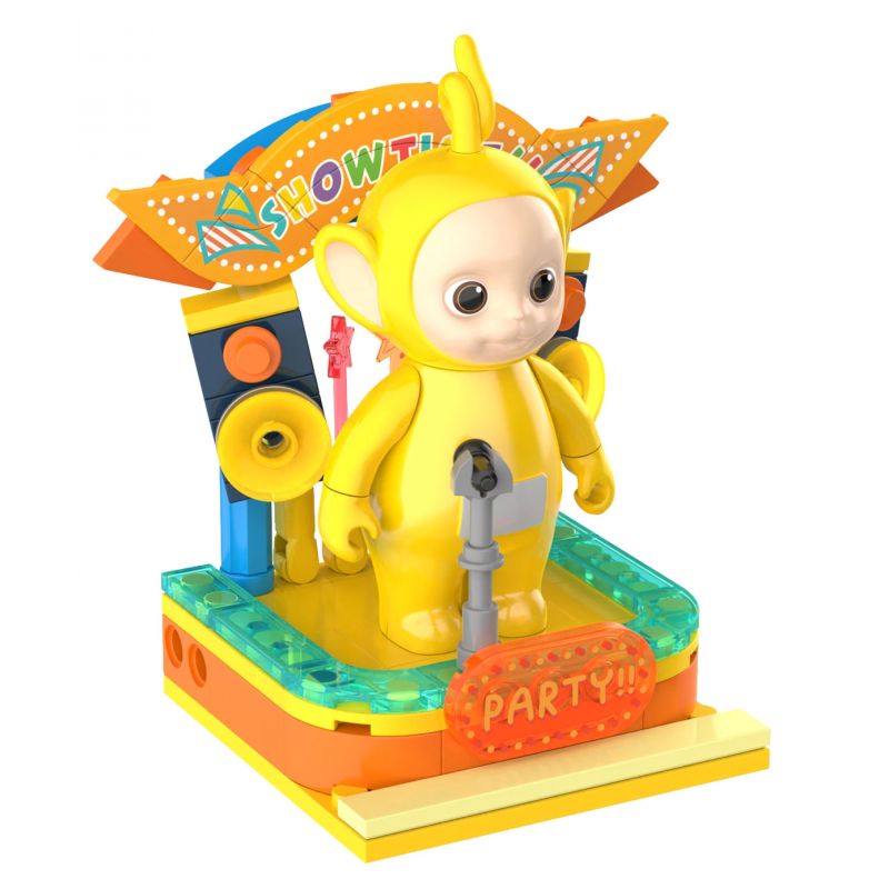 JAKI HK503 SÂN CHƠI TELETUBBIES MICRO LALA bộ đồ chơi xếp lắp ráp ghép mô hình