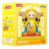 JAKI HK503 SÂN CHƠI TELETUBBIES MICRO LALA bộ đồ chơi xếp lắp ráp ghép mô hình