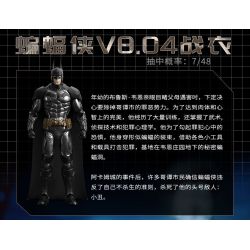 F5 D0001 0001 HỘP MÙ MÔ HÌNH LẮP RÁP BATMAN ARKHAM KNIGHT bộ đồ chơi xếp lắp ráp ghép mô hình Super Heroes Siêu Nhân Anh Hùng