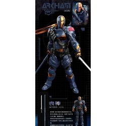 F5 D0001 0001 HỘP MÙ MÔ HÌNH LẮP RÁP BATMAN ARKHAM KNIGHT bộ đồ chơi xếp lắp ráp ghép mô hình Super Heroes Siêu Nhân Anh Hùng