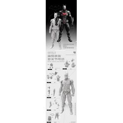 F5 D0001 0001 HỘP MÙ MÔ HÌNH LẮP RÁP BATMAN ARKHAM KNIGHT bộ đồ chơi xếp lắp ráp ghép mô hình Super Heroes Siêu Nhân Anh Hùng