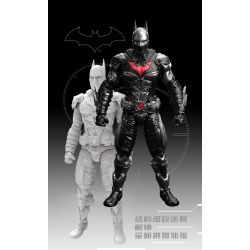 F5 D0001 0001 HỘP MÙ MÔ HÌNH LẮP RÁP BATMAN ARKHAM KNIGHT bộ đồ chơi xếp lắp ráp ghép mô hình Super Heroes Siêu Nhân Anh Hùng