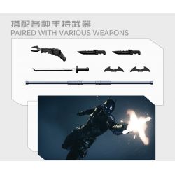 F5 D0001 0001 HỘP MÙ MÔ HÌNH LẮP RÁP BATMAN ARKHAM KNIGHT bộ đồ chơi xếp lắp ráp ghép mô hình Super Heroes Siêu Nhân Anh Hùng